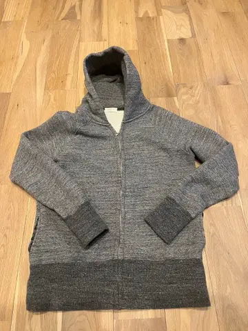 Lepivot 풀 집업 후드티 그레이