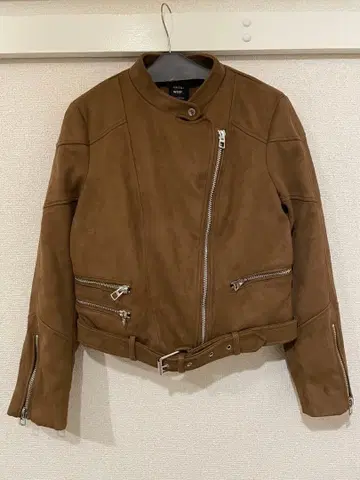 ZARA 브라운 라이더 자켓