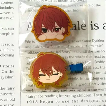 18TRIP 에이트리 미니컬렉션! 양면 아크릴 클립 앞머리 클립 렌가