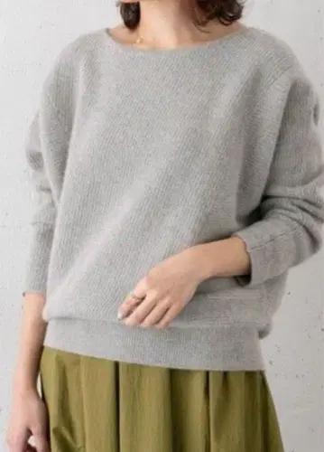 URBAN RESEARCH ROSSO 폭스 울 니트 풀오버