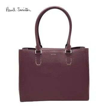 폴스미스 토트백 와인 크로스오버 스트라이프 356