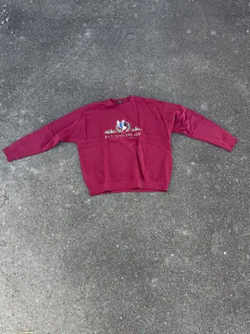 BEAMS 버건디 맨투맨 L 사이즈