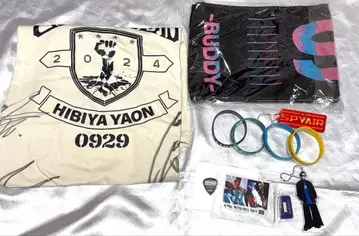 SPYAIR 사인 포함 T셔츠 타월 아크릴 스탠드 세트