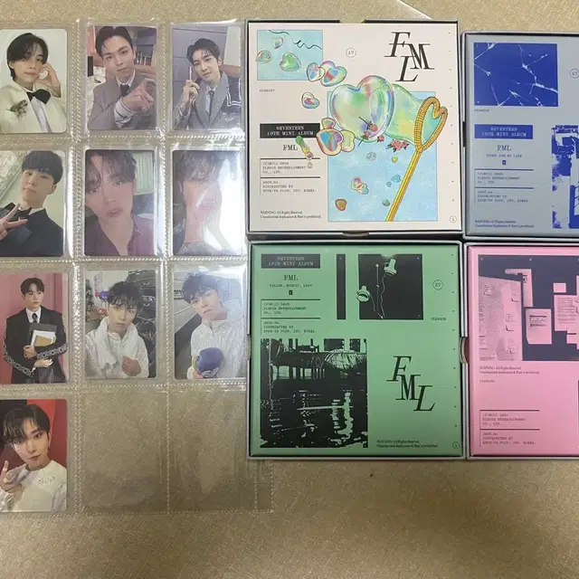 세븐틴 앨범및 포카 판매