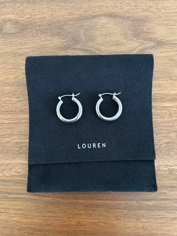 [ louren ] silver925 hoop pierce
