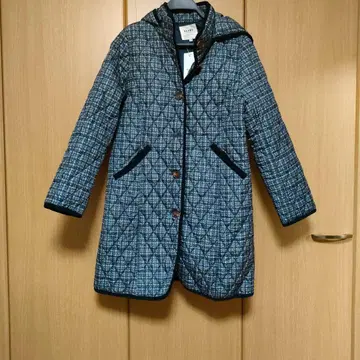 택 포함 빔즈 퀼팅 코트