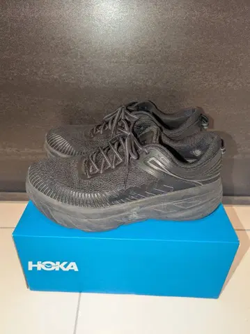 HOKA 본다이 블랙 스니커즈 27cm