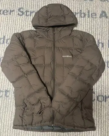 [완판 컬러] montbell 다운 자켓 다크 브라운 몽벨 XL