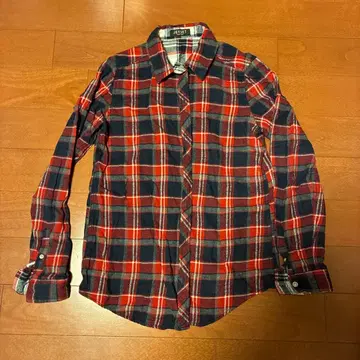 새상품 미사용 JETSET 긴팔 체크 셔츠 M 사이즈