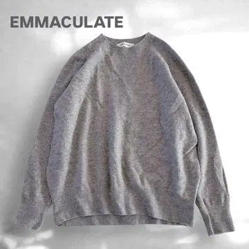 [ 새상품급 ] 에마큐레이트 울 100 크루넥 니트 풀오버