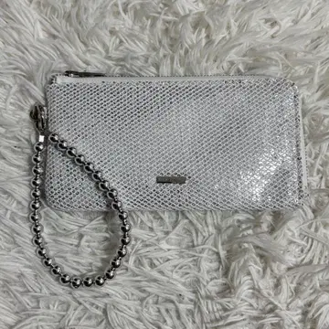 [ 새상품급 ] niko and - 오리지널 스트랩 L자 장지갑 실버