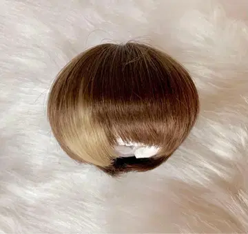 [ 1/6 ] 매쉬풍 숏컷 가발 (브라운) 내열 6-7인치