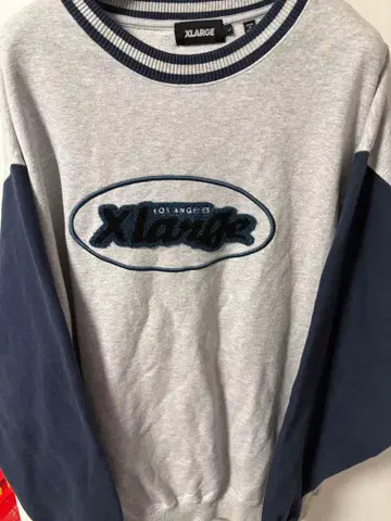 XLARGE 트레이닝복 L 그레이 네이비