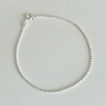 새상품 이탈리아제 실버 925 볼 체인 팔찌