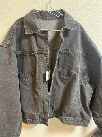 그레이 데님 자켓 스커트 셋업