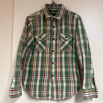 ues 선염 헤비 플란넬 셔츠 사이즈 1