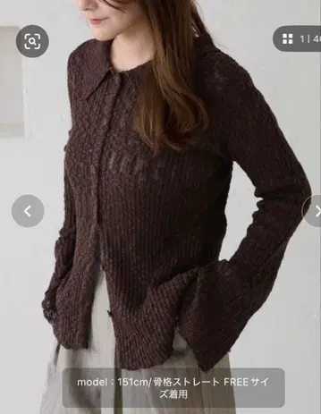 [ apres jour clair ] 시어 폴로 니트