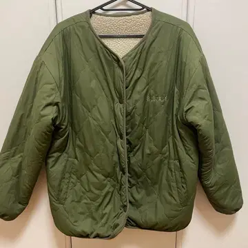 Roxy 퀼팅 자켓 올리브 그린