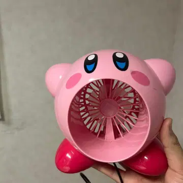 커비 USB 팬 핑크