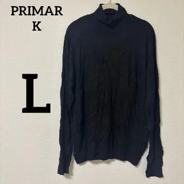 새상품급 PRIMARK [ L ] 블랙 터틀넥 니트