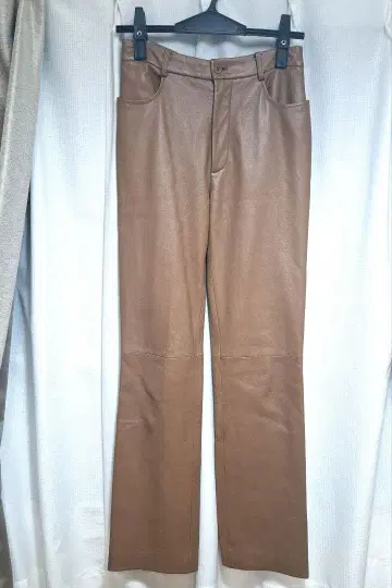 캘빈클라인, 2착 착용 새상품급 가죽 팬츠