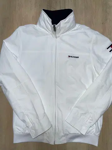 Tommy Hilfiger 화이트 나일론 자켓 M 사이즈
