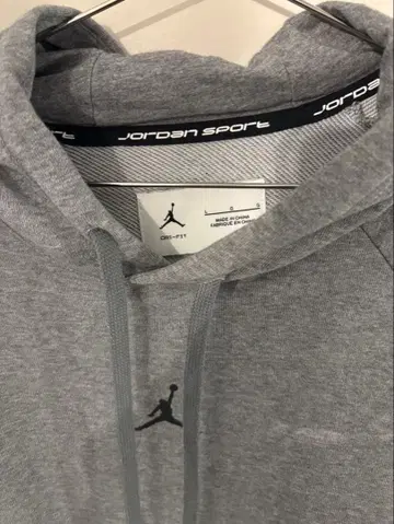 조던 드라이핏 그레이 후드티