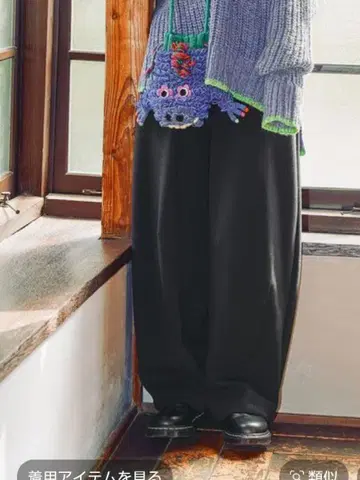 니코앤드 MODE NORMCORE 속기모 3D 커브 팬츠 BLACK