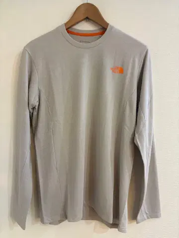 THE NORTH FACE 그레이 긴팔 티셔츠