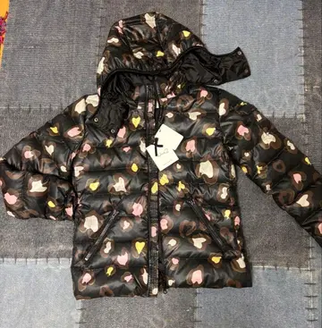 새상품 ninamew 레오파드 무늬 다운 자켓