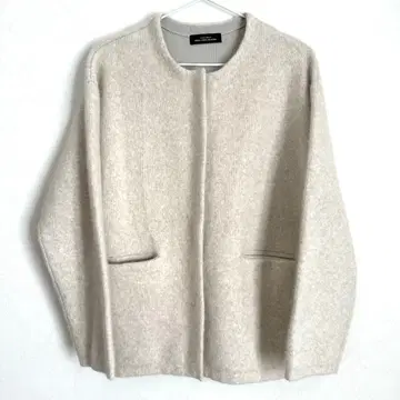 GREEN LABEL RELAXING 노카라 니트 가디건