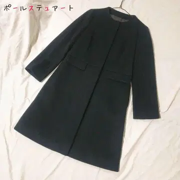 폴 스튜어트 롱 코트 블랙