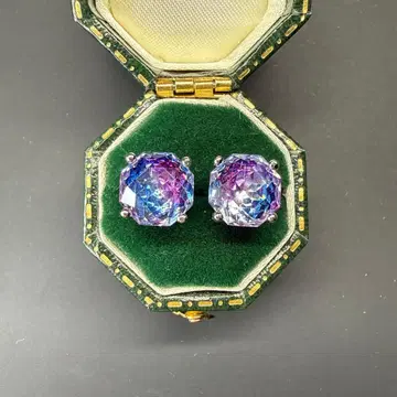 보석 귀걸이 오로라 다이아몬드 미사용 새상품 세트 가능 672