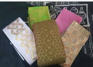 오비 세트 6점 꽃무늬 무늬