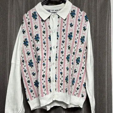 TTT MSW 꽃무늬 가디건