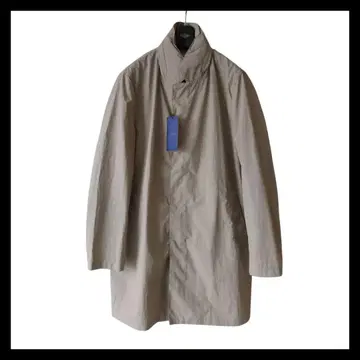 지스테이지 수납 후드 부착 나일론 스탠드 카라 코트 베이지 /48 L