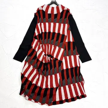 새상품급 메후 센소유니코 니트 원피스 변형 울 코튼 롱