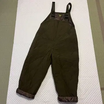 니코앤드 작업복 퀼팅 카키 오버롤 올인원 3