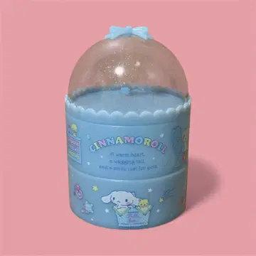 산리오 시나모롤 돔형 소품함 플라스틱 케이스