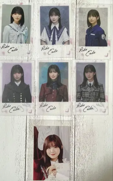 사쿠라자카46 엔도 리코 랜덤 클리어 스티커 컴프 & 왕자님 의상 스티커