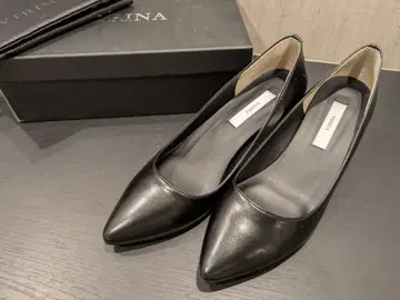 비리나 힐 5cm/우천 겸용 포인트 펌프스 (블랙)