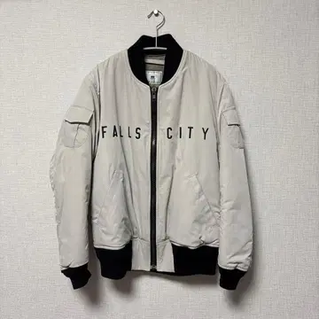 soe FALLS CITY MA-1 자켓 그레이