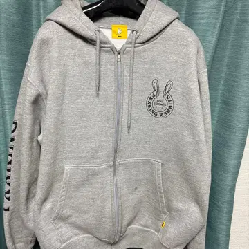 FR2 그레이 집업 후드티