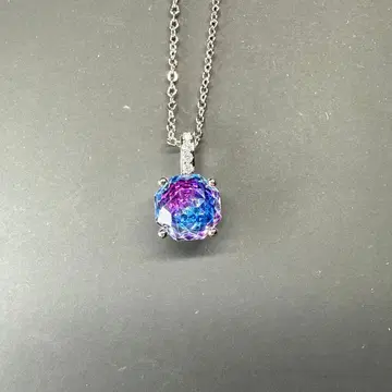 보석 목걸이 오로라 다이아몬드 미사용 새상품 세트 가능 673