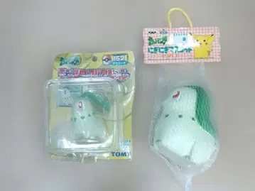 [ 레어 레트로 ] 포켓몬 몬스터 컬렉션 치코리타&니기니기 마스코트