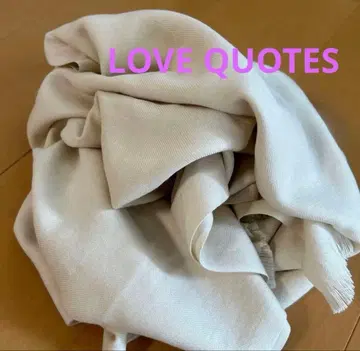 [ 미사용 ] LOVE QUOTES 러브 쿼츠 스톨 대형