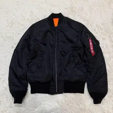 803 알파인더스트리 MA-1 플라이트 자켓 XL 블랙 블랙