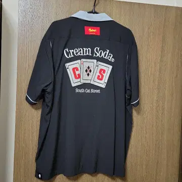 CREAM SODA 자수 볼링 셔츠 완판템