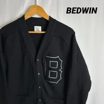 새상품급 BEDWIN 베드윈 레터드 가디건 M