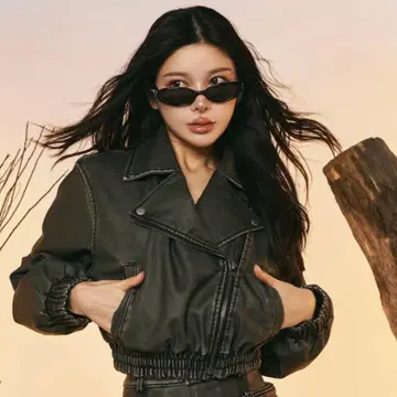 앤티크 가죽 라이더 자켓 다리치